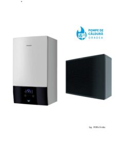 Pompă de căldură Daikin Altherma 3 H HT W 16 kW cu ETBH16E6V7 și EPRA16DV37